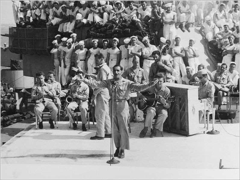 irving berlin entertaining the troops